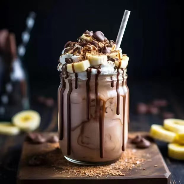 【香蕉可可奶昔】瘦身代餐10入裝 (降體脂去水腫)