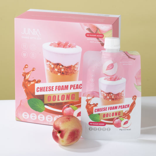 [14 packs]JUMIA Nutritious Meal Replacement Milkshake - Cheese Foam Peach Oolong